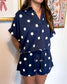Collared Polka Dot Top