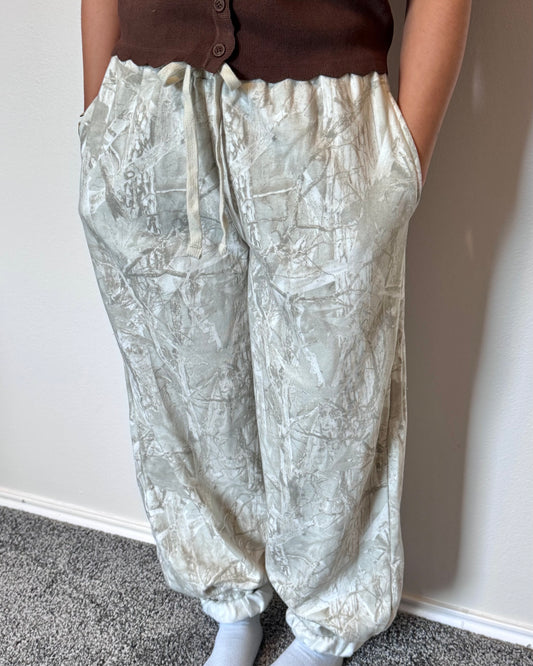 Camouflage Print Jogger Pants