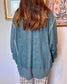 Oversized Raw Edge Sweatshirt