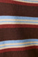 Brown Striped Cardigan