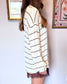 Striped Knit Long Sleeve Top