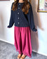 Lace Trim Flowy Pants