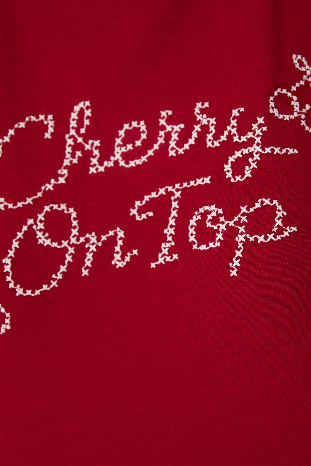 Cherry On-Top Baby Tee Shirts & Tops