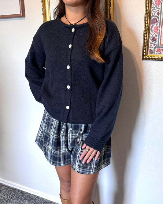 Knit Button Up Cardigan