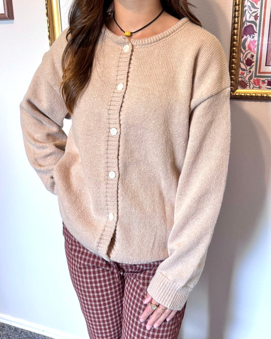 Knit Button Up Cardigan