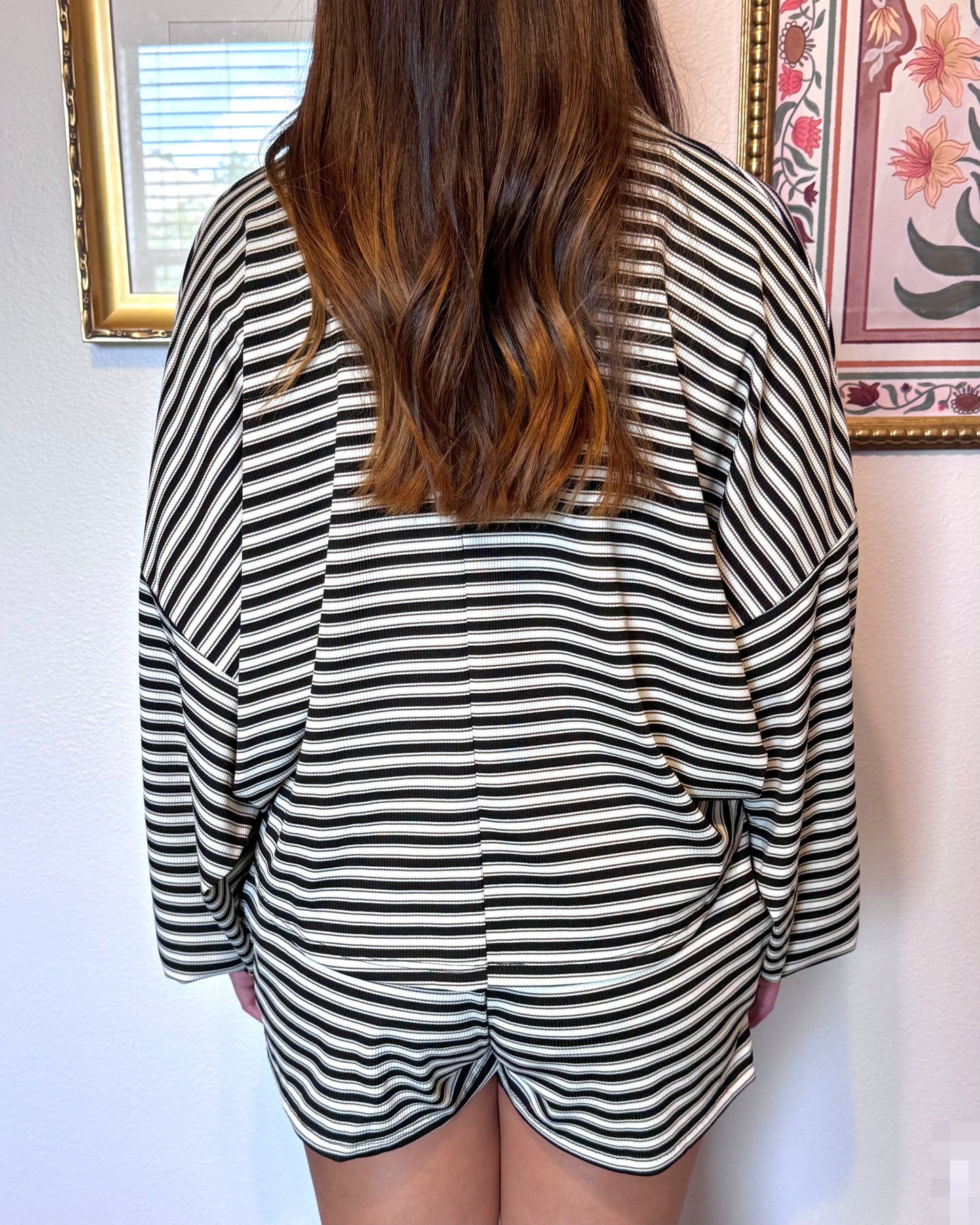 Striped Long Sleeve Top