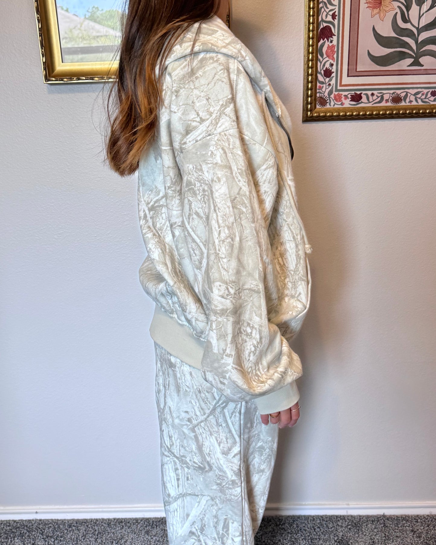Camouflage Zip-Up Hoodie