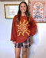 Spiral Sun Knit Sweater