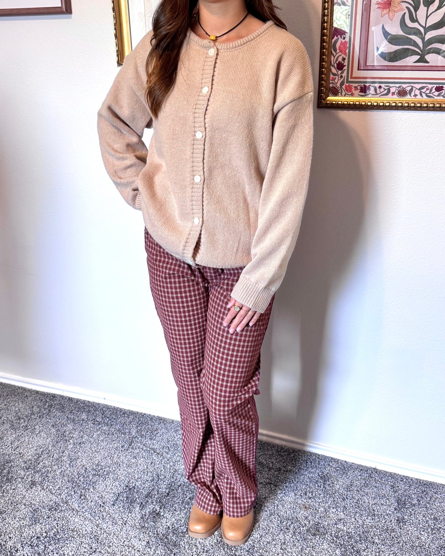 Knit Button Up Cardigan