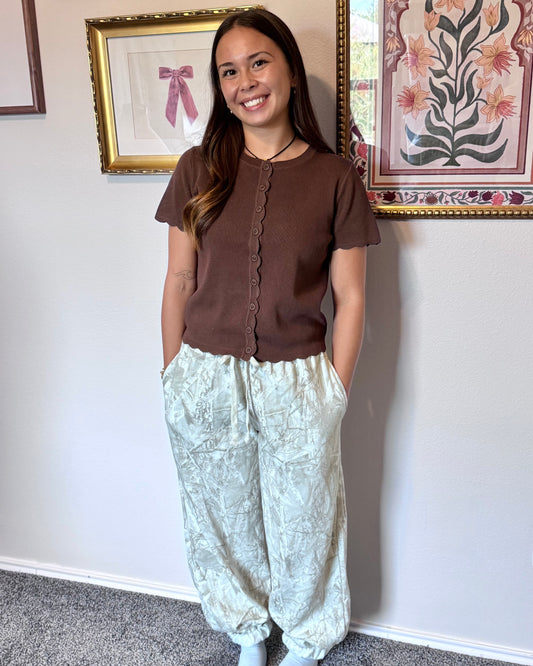 Camouflage Print Jogger Pants