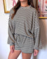 Striped Long Sleeve Top