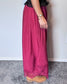 Lace Trim Flowy Pants