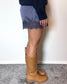 Lace Trim Satin Shorts