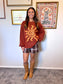 Brown Plaid Elastic Waist Shorts