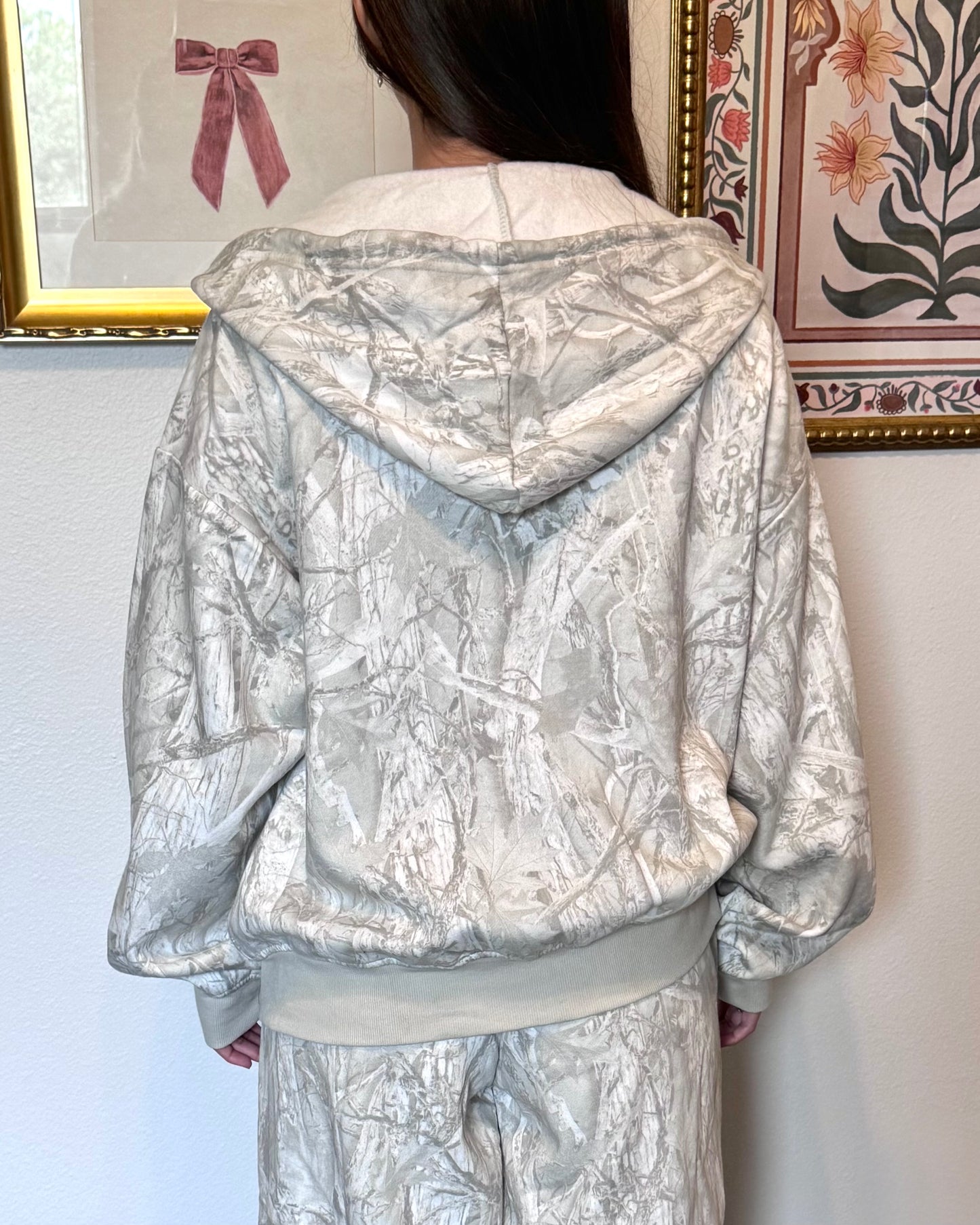 Camouflage Zip-Up Hoodie