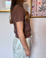 Scalloped Short Sleeve Cardigan