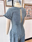 Denim Pleated Jumpsuit