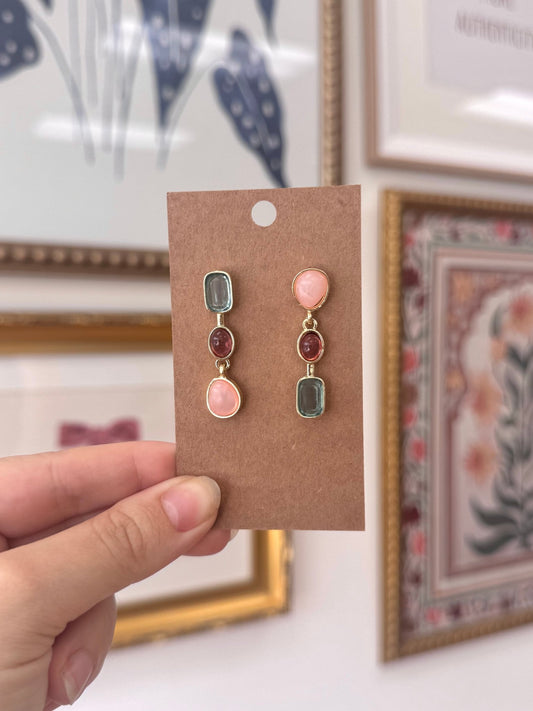 Cat Eye Asymmetric Stud Earrings Earrings