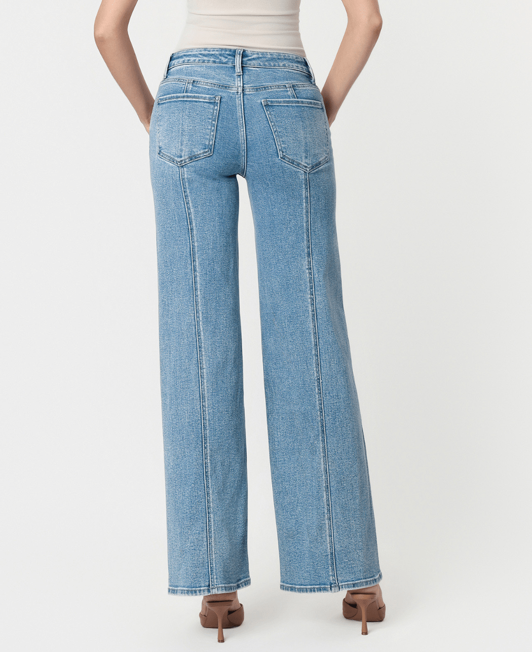 Coastal Seam Wide Leg Jeans Jeans