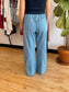 Denim Wide Leg Pants Pants