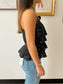 Floral Ruffle Layered Tank Top Shirts & Tops