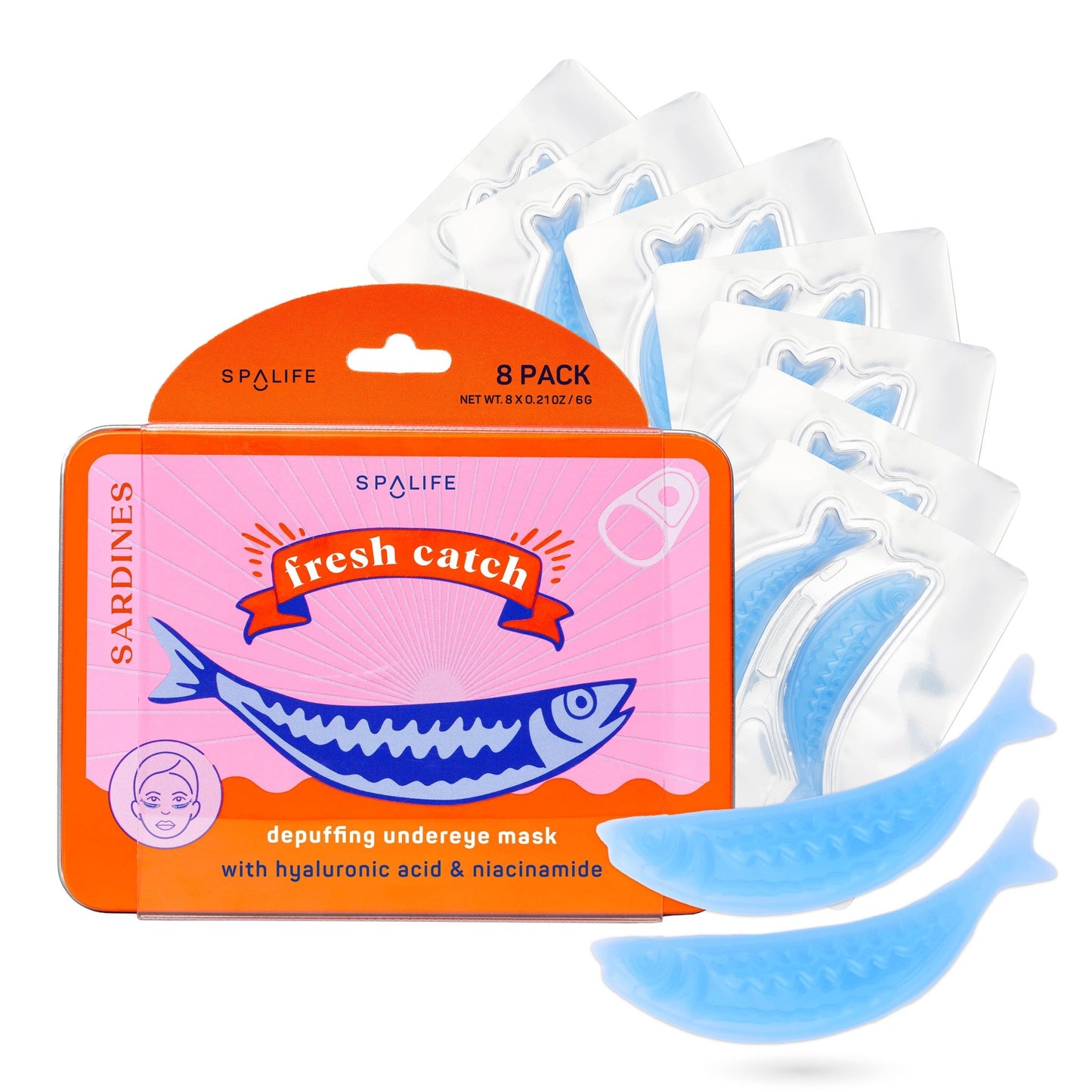Fresh Catch De-Puffing Undereye Patches l 8 Pack