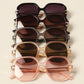 Geometric Metal Accent Sunnies Sunglasses