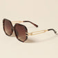 Geometric Metal Accent Sunnies Sunglasses