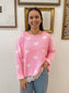 Heart Knit Lace Sweater Shirts & Tops