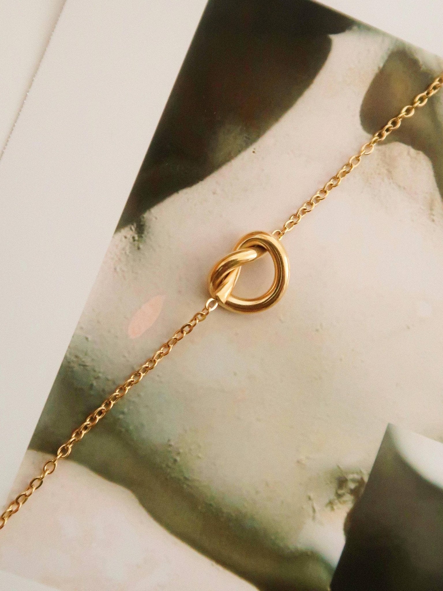 Heart Knot Non-Tarnish Necklace Default Title Necklaces