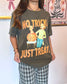 No Tricks Just Treats Boxy Tee Graphic Tee