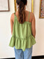 One Shoulder Ruffled Tank Top Shirts & Tops