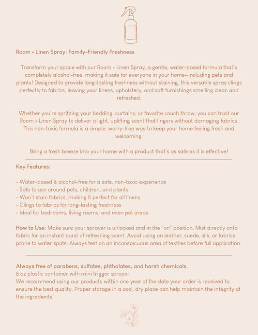 Orchard Pear Room + Linen Spray Room Spray