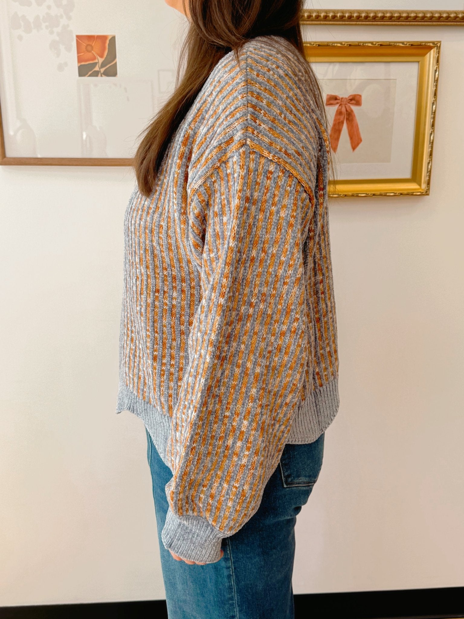 Plus Cozy Scallop Sweater Shirts & Tops