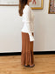Ruffle Trim Cardigan Top Shirts & Tops