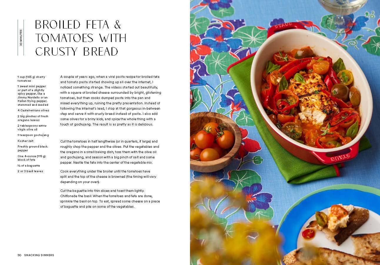 Snacking Dinners Cookbook