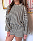 Striped Lounge Shorts Shorts