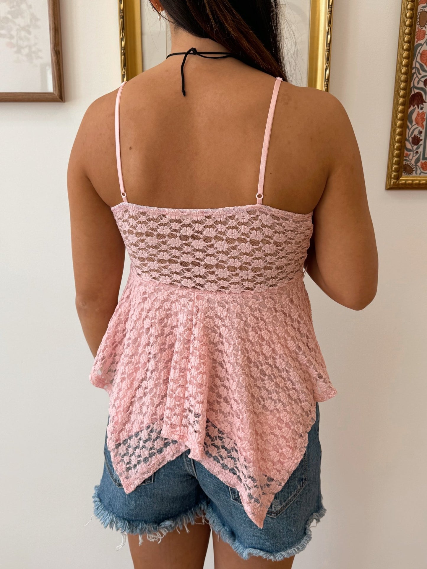 Summer Lace Peplum Top Shirts & Tops
