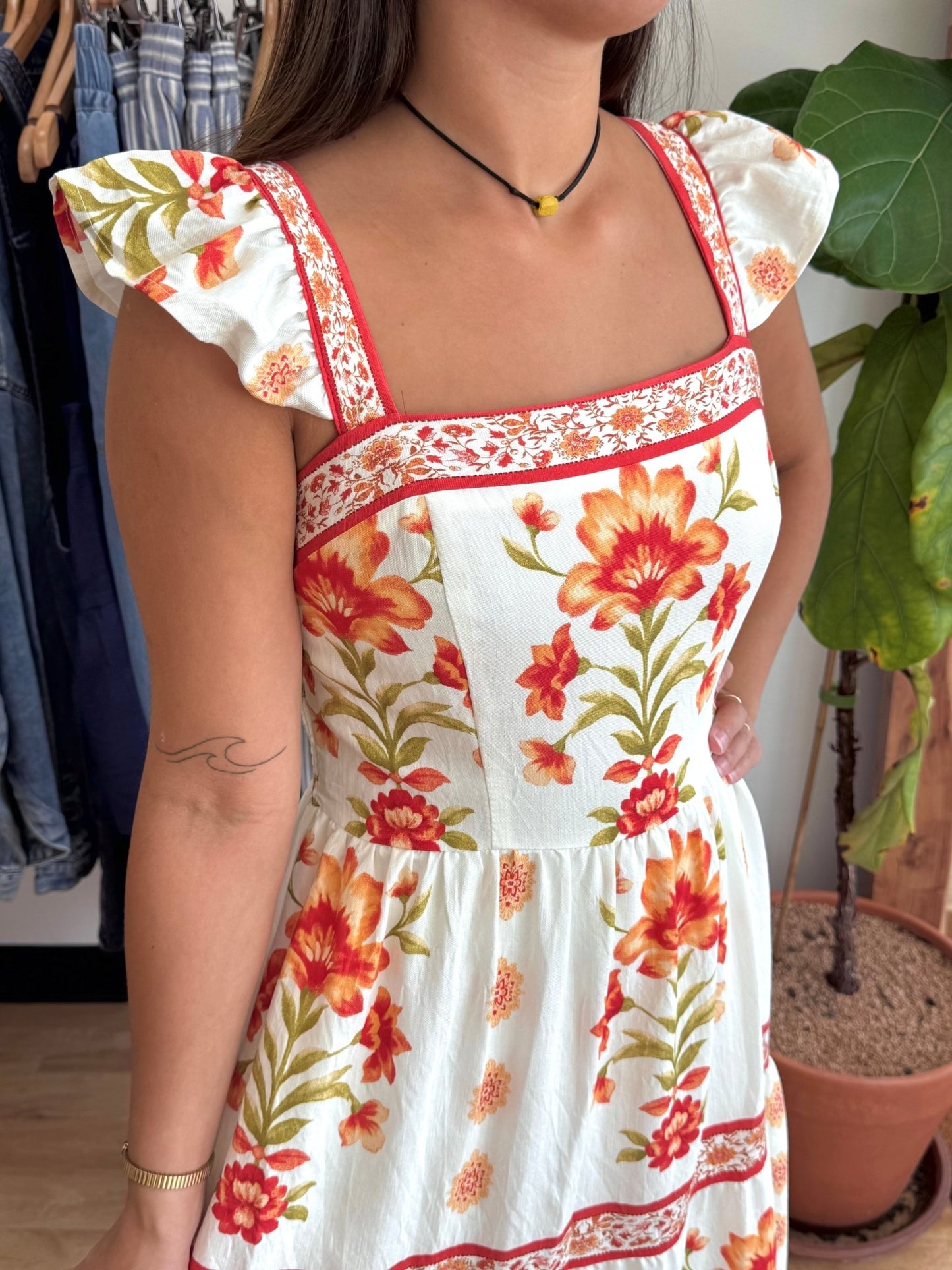 Sunset Floral Maxi Dress Dress