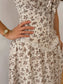 Vintage Floral Empire Dress Dress