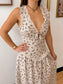 Vintage Floral Empire Dress Dress